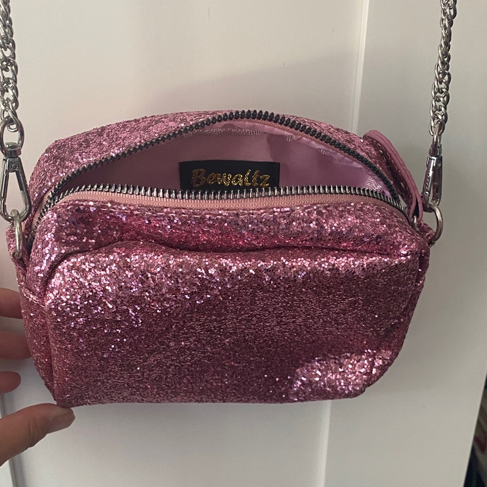 Sparkling Pink Crossbody Bag